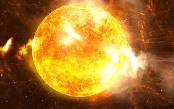 Günəşdə böyük partlayış oldu
