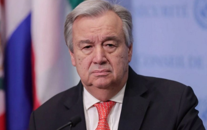 BMT-nin Baş katibi Kiyevdə Azərbaycan səfirliyinə raket zərbəsini pisləyib