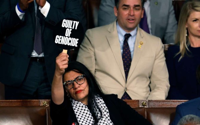 Rəşidə Konqresə Qəzza soyqırımını tanıyan qətnamə təqdim etdi...-21 dəstək...