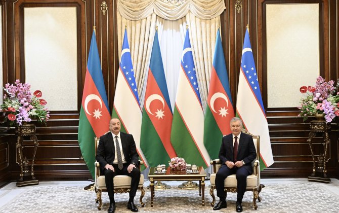 В Ташкенте состоялась встреча Президента Азербайджана Ильхама Алиева с Президентом Узбекистана в формате один на один-(ФОТО)