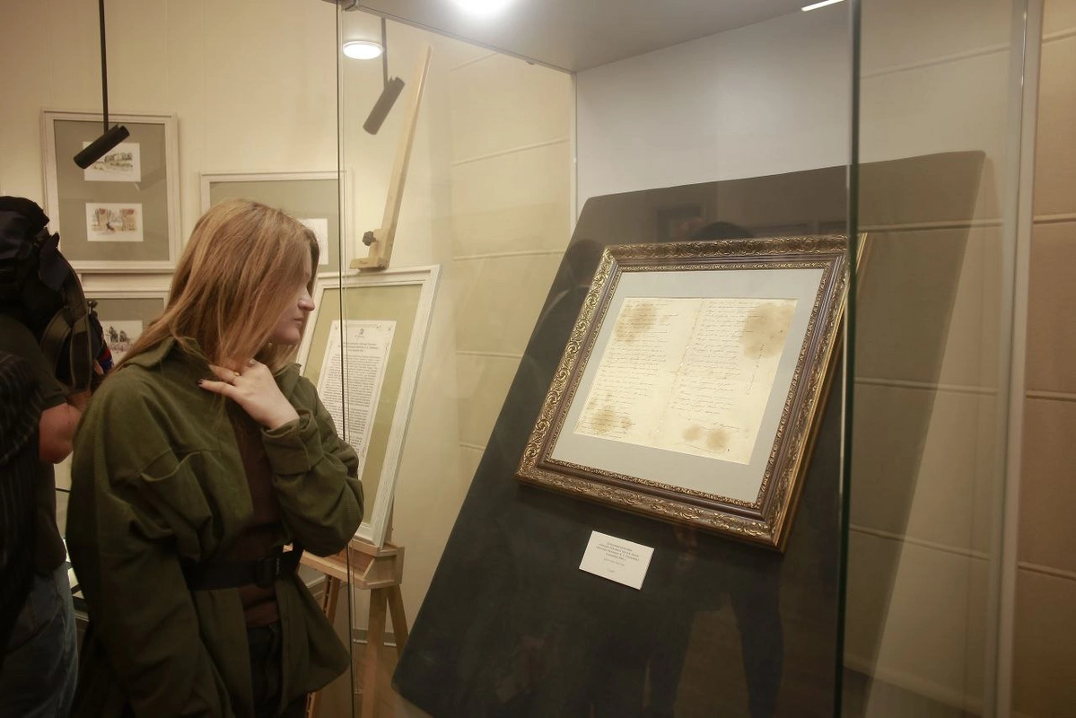 В России показали оригинал письма Татьяны Онегину