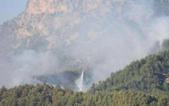 Azərbaycan-Ermənistan sərhədində baş verən yanğın söndürülüb