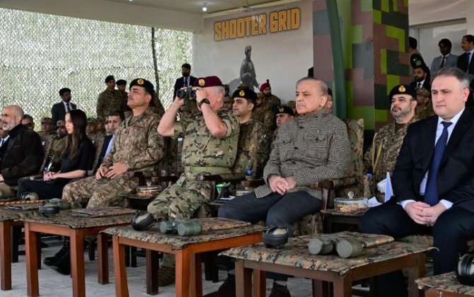 Vüqar Mustafayev Pakistanda hərbi təlimi izləyib - FOTO