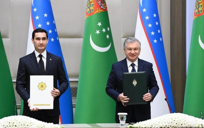 Ташкент и Ашхабад подписали ряд соглашений по итогам переговоров Мирзиёева и Бердымухамедова
