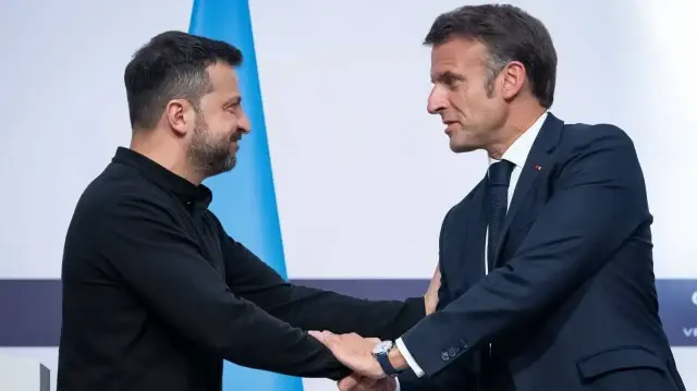 Зеленский и Макрон подписали письмо о намерениях