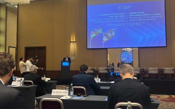 Bakıda Azərbaycan-ABŞ Beyin Mərkəzlərinin I Forumu keçirilir