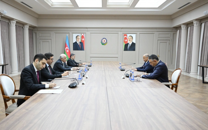 Əli Əsədov Beynəlxalq Su İdman Növləri Federasiyasının prezidenti ilə görüşüb