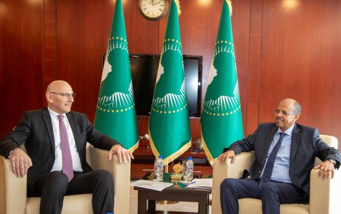 Elçin Əmirbəyov Efiopiyada görüşlər keçirdi - FOTOLAR