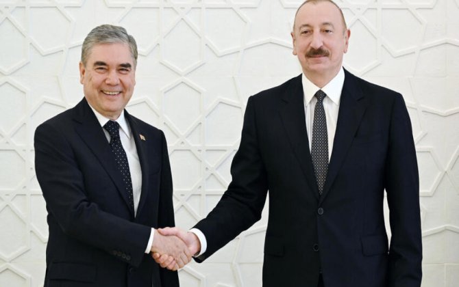 Qurbanqulu Berdiməhəmmədov Prezident İlham Əliyevə təbrik edib