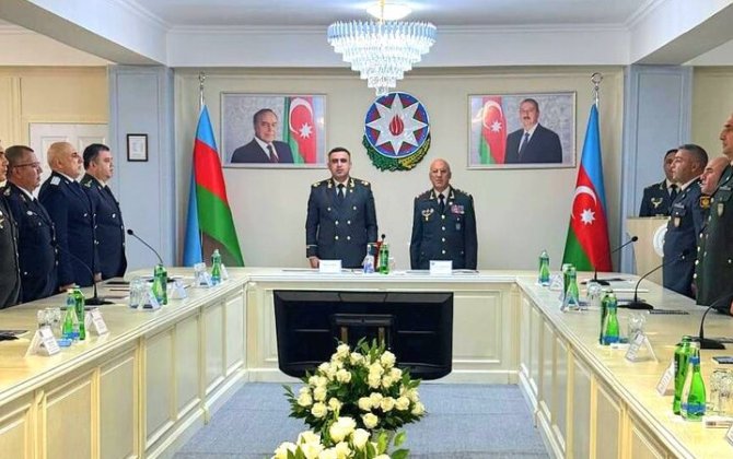 Hərbi Prokurorluq Daxili Qoşunlarda dəyirmi masa keçirdi - FOTOLAR
