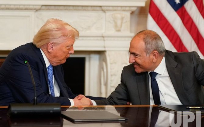 Paşinyanla Trampla ABŞ şirkətinin Ermənistana 500 mln. dollarlıq investisiya ayırmasını müzakirə etməsindən danışdı...