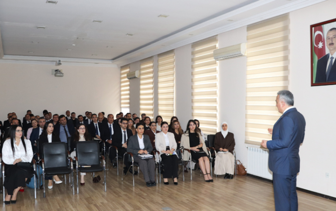 Ədliyyə Akademiyasında vəkilliyə namizədlərin icbari təlimi başladı - FOTO