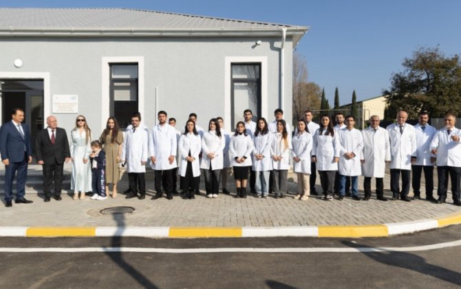 Leyla Əliyeva və Alena Əliyeva LDU-nun nəzdində yaradılmış Baytarlıq Klinikası ilə tanış olublar