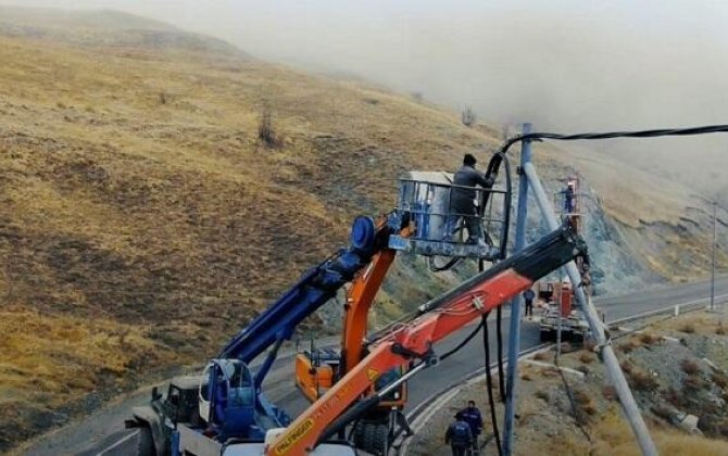 “Azərişıq” Ağdamın elektrik şəbəkəsini yeniləyir - VİDEO