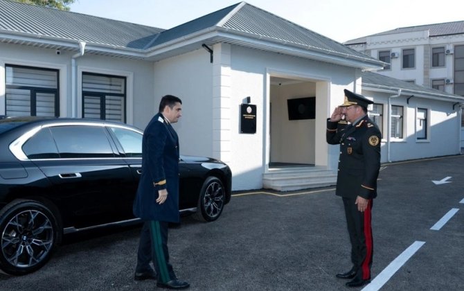 Penitensiar xidmətin balansında olan inzibati binanın açılışı oldu - FOTOLAR