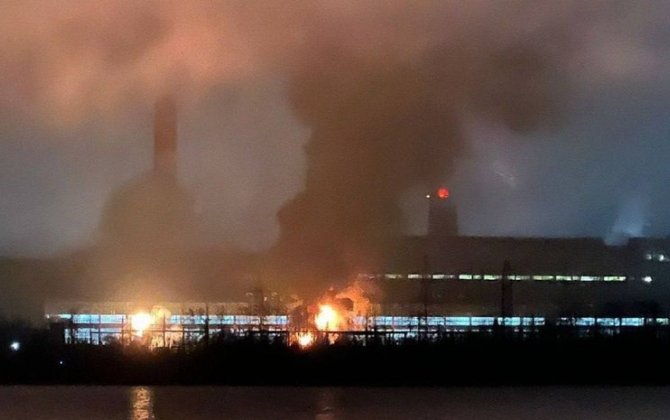 Ukrayna Moskvanı işıq və istiliklə təmin edən stansiyanı vurdu...+VİDEO