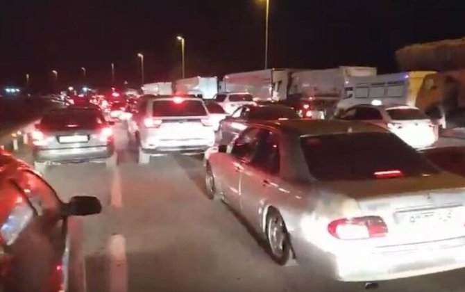 Bakı-Qazax yolundakı sıxlıqla bağlı rəsmi açıqlama