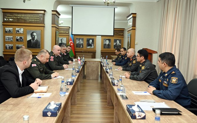 В Национальном университете обороны прошла встреча с делегацией Грузии