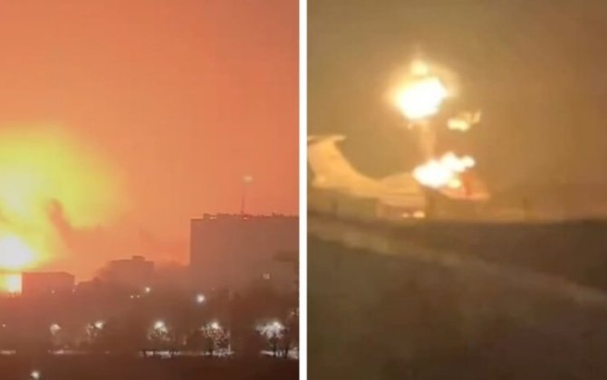 Rusiyanın bu şəhərində 20-dən çox partlayış oldu...- Lazer kompleksi və təyyarə vuruldu?..+VİDEO