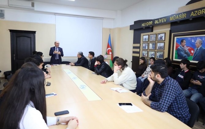 Azərbaycan Turizm və Menecment Universitetində maarifləndirici tədbir keçirilib - FOTO