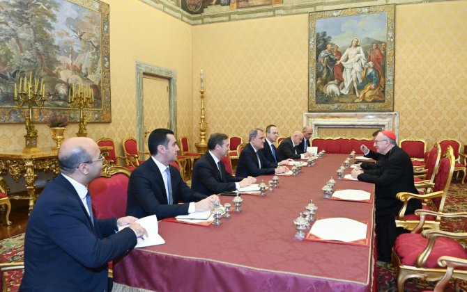 Ceyhun Bayramov Vatikanda Ermənistanla normallaşma prosesini müzakirə edib