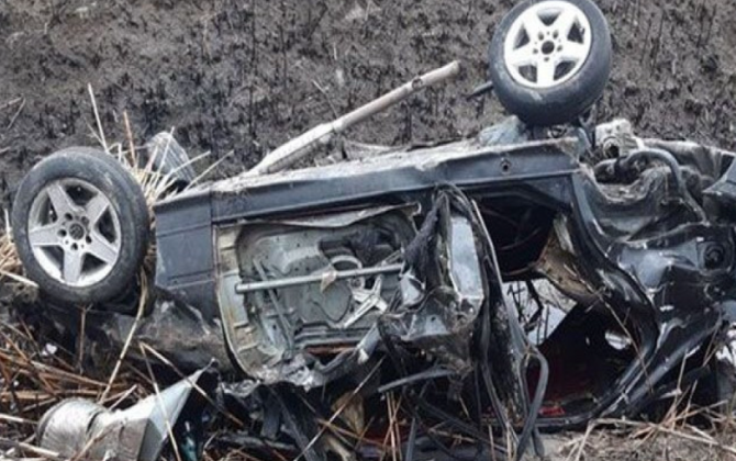 Oğuzda avtomobil aşıb: ölən və yaralananlar var