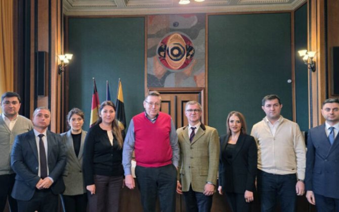 Azərbaycanlı hakimlər Almaniyada təlim səfərində olub - FOTO