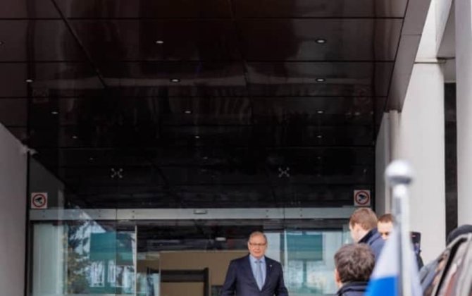 Российский беспилотник у здания МИД Молдовы