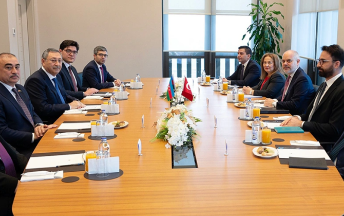 Xələf Xələfov Ərdoğanın baş müşaviri ilə görüşüb - FOTO