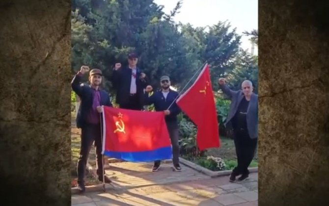 Лица, пытавшиеся провести шествие с флагами СССР в Баку, арестованы - ОБНОВЛЕНО