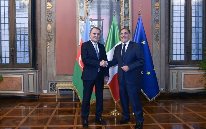 Ceyhun Bayramov İtaliya Senatının sədri İqnasio La Russa ilə görüşüb - FOTO