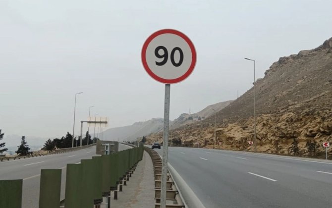 Bakı Dairəvi-1 avtomobil yolunda sürət həddi endirildi