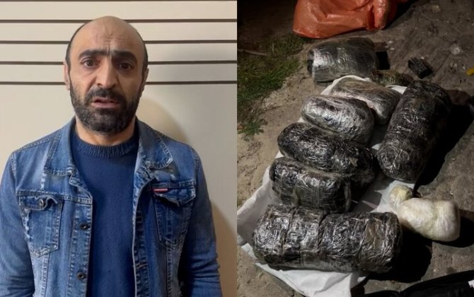 Polisin Qaradağda saxladığı kuryerdən 10 kiloqramdan artıq narkotik aşkarlandı - VİDEO