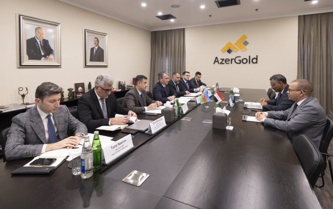 В «AzerGold» состоялась встреча с чрезвычайным и полномочным послом Судана в Азербайджане-(ФОТО)