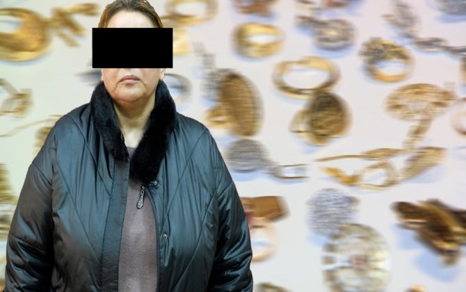 Dayə kimi çalışdığı evdən 60 min manatlıq qızıl oğurlayan şəxs tutulub - VİDEO