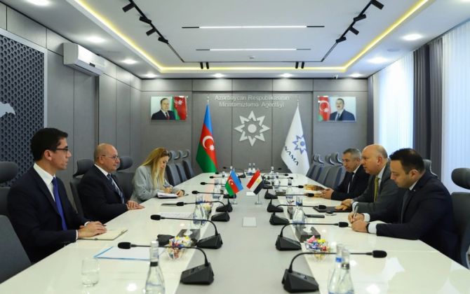 Misir Azərbaycana mina təhlükəsi ilə mübarizə istiqamətində dəstək göstərə bilər