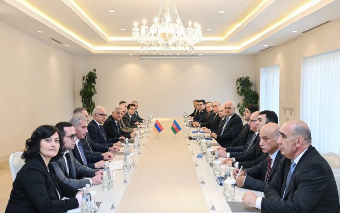 Qəbələdə Azərbaycan-Ermənistan delimitasiya komissiyasının növbəti görüşü keçirilib - FOTO