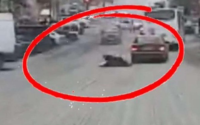 Şəkidə yük maşını piyadanı vurdu