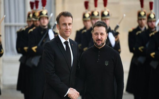 Zelenski Parisdə Makronla görüşəcək