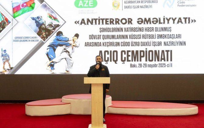 Antiterror şəhidlərinin xatirəsinə həsr olununan DİN-in cüdo üzrə açıq çempionatı keçirilib - FOTO/VİDEO