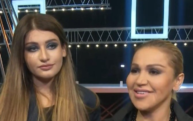 Rəqsanənin qızı Yağmur səhnədə diqqət çəkdi - VİDEO