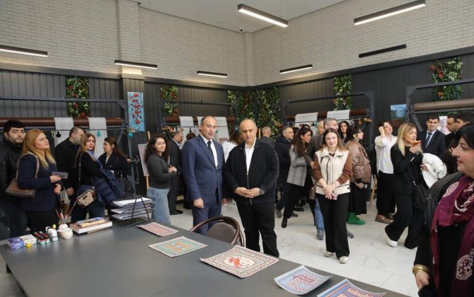 BSU-nun kollektivi və tələbələri İsmayıllı rayonunda yerləşən DOST Evi filialını ziyarət edib - FOTO