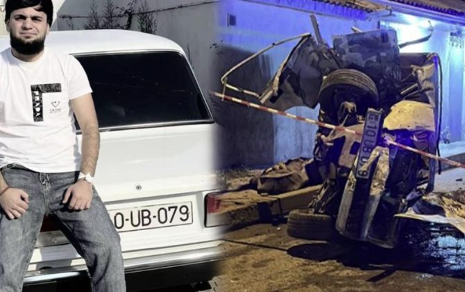 Dəhşətli qəzada ölən 22 yaşlı Ələsgərin FOTOSU