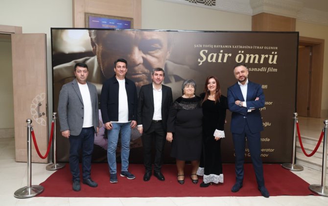 Tofiq Bayrama hərs olunmuş “Şair ömür” bədii-sənədli filminin təqdimatı baş tutub - FOTOLAR