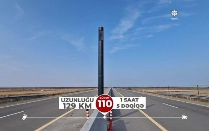 Ödənişli yolun yeni süni intellektli radarları - VİDEO