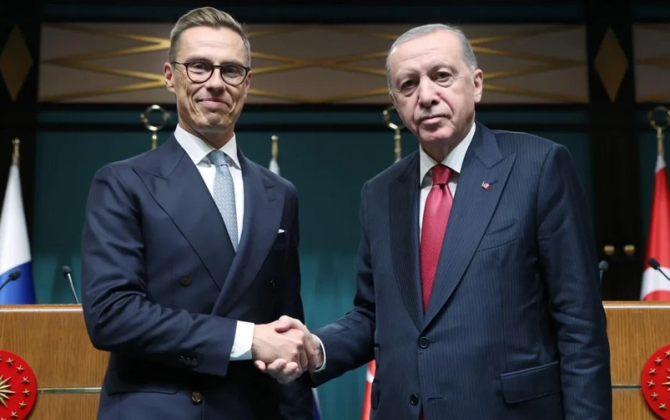 Stubb və Ərdoğan Rusiya‑Ukrayna müharibəsinin nizamlanması üzrə səyləri müzakirə ediblər