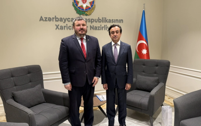 Ukrayna və Azərbaycan diplomatları münasibətlərin dərinləşdirilməsi məsələlərini müzakirə ediblər