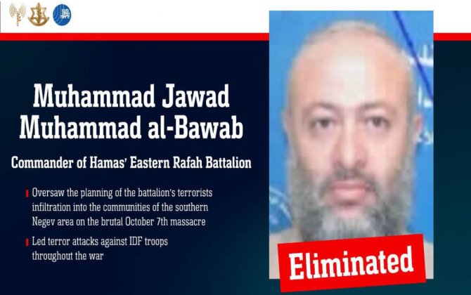 HƏMAS-ın Şərqi Rafah batalyonunun komandiri öldürülüb