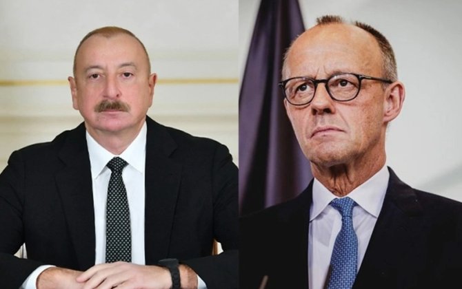 Фридрих Мерц и президент Ильхам Алиев обменялись приглашениями о взаимных визитах