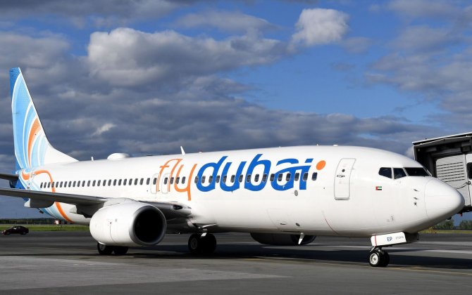 Самолет FlyDubai вынужденно сел в Баку